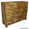 Oak Backwoods Mill sawn 8 Drawer Dresser
