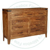 Maple Kenora Dresser 22''D x 63''W x 36''H With 9 Drawers