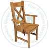 Maple All Wood Klondike Arm Chair 16.5'' Deep x 40'' High x 19'' Wide