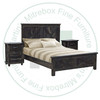 Wormy Maple Double Klondike Bed