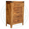 Maple Kenora Chest Of Drawers 22''D x 34.5''W x 52''H With 6 Drawers