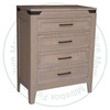Oak Kenora Chest Of Drawers 21''D x 31''W x 44''H With 4 Drawers