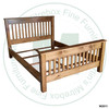 Maple Double Cottage Slat Bed 47'' Headboard 31'' Footboard