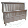 Maple Mission Split Panel Footboard Double Bed