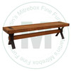 Oak Millwright Bench 16''D x 84''W x 18''H