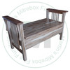 Pine Mission Storage Bench