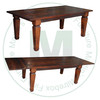 Wormy Maple Century Solid Top Harvest Table 48''D x 120''W x 30''H With 2 - 16'' Leaves