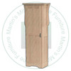 Oak Mission 1 Door Jam Cupboard