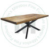 Oak Maxwell Solid Top Pedestal Table 42''D x 108''W x 30''H