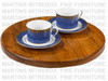Maple 15'' Country Lane Lazy Susan With Ball Bearing Base