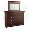 Maple Hudson Valley Double Dresser With 10 Drawers