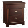 Wormy Maple Hudson Valley Power Option Nightstand With 3 Drawers