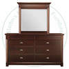 Wormy Maple Hudson Valley Wide Double Dresser With 8 Drawers