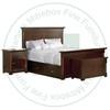Wormy Maple Hudson Valley Queen Platform Bed With Low Footboard