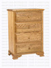 Wormy Maple Country Lane Chest of Drawers 18''D x 30''W x 43''H
