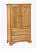 Wormy Maple Country Lane Armoire Mini 20''D x 34''W x 60''H