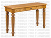 Wormy Maple Country Lane Hall Table With Drawer 18''D x 48''W x 30''H