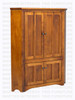 Wormy Maple Montana Corner Unit 60''H x 35'' Out Of Corner