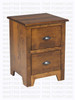 Maple Lakeview Nightstand 2 Drawers 18''D x 20''W x 28''H
