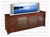 Wormy Maple Montana (Base Only) 84'' HDTV Entertainment Unit 19''D x 84''W x 31''H