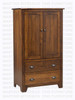 Oak Lakeview Armoire Mini 20''D x 34''W x 60''H