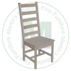 Maple Shaker Ladderback Side Chair 17'' Deep x 40'' High x 18'' Wide