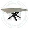 Oak Warehouse Solid Top Pedestal Table 36'' Deep x 84'' Wide x 30'' High