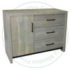 Oak Warehouse Sideboard 19'' Deep x 48'' Wide x 36'' High