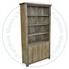Wormy Maple Dakota Split Bookcase 12''D x 48''W x 60''H
