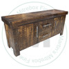 Wormy Maple Millwright 2 Drawer TV Stand. Entertainment Unit is 17'' Deep x 60'' Wide x 26'' High. Entertainment Stand has 2 Drawers 2 Doors and 2 Adjustable Shelves. ( Texture : Mill sawn. Hardware : 218 Pulls. )
