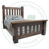 Wormy Maple Single Millwright Slat Bed