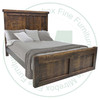 Maple Double Millwright Panel Bed