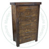 Pine Millwright 5 Drawer Chest Of Drawers. Hi Boy Dimensions 19'' Deep x 36'' Wide x 57'' High. ( Texture : Mill sawn. Hardware : 218 Pulls. )
