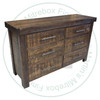 Wormy Maple Millwright 6 Drawer Dresser 19'' D x 60'' W x 36'' H