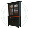 Maple Dakota Hutch And Buffet 18''D x 42''W x 80''H