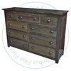 Pine Harvest 9 Drawer Dresser 19.5'' D x 67'' W x 46'' H