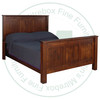 Oak Single Harvest Panel Bed