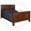 Wormy Maple Single Harvest Panel Bed