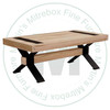 Pine Millwright Coffee Table 24''D x 48''W x 18''H