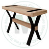 Oak Millwright Sofa Table 18''D x 48''W x 30''H