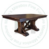 Maple Bonanza Solid Top Pedestal Table 36'' Deep x 72'' Wide x 30'' High