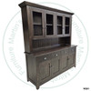 Oak Harvest Hutch And Buffet 23''D x 77''W x 84''H