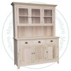 Wormy Maple Harvest Hutch And Buffet 23''D x 60''W x 84''H