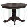 Pine Nith River Single Pedestal Round Solid Top Table 36''D x 36''W x 30''H With 7'' Pedestal