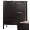 Oak Stockholm Gentleman's Chest 25''D x 46.5''W x 58''H