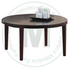 Oak Stockholm Round Coffee Table 36''D x 36''W x 19''H