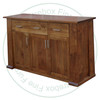 Pine Pallisade Buffet 20'' Deep x 72'' Wide x 40'' High