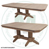 Oak Urban Classic Double Pedestal Table 42''D x 84''W x 30''H With 3 - 12'' Leaves