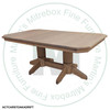 Oak Urban Classic Double Pedestal Table 48''D x 120''W x 30''H