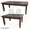 Wormy Maple Mansfield Extension Harvest Table 36''D x 48''W x 30''H With 2 - 12'' Leaves